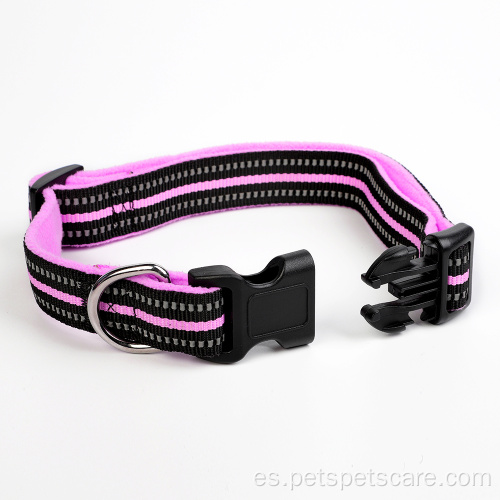 Collar de perro duradero ajustable acolchado suave y acolchado